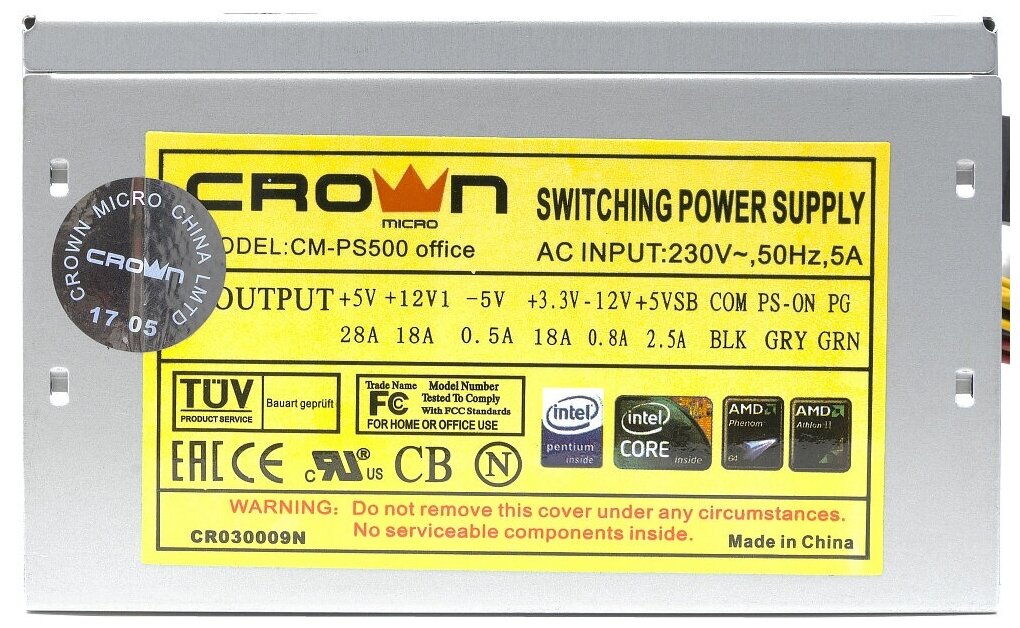 CROWN MICRO CM-PS500 Office 500W