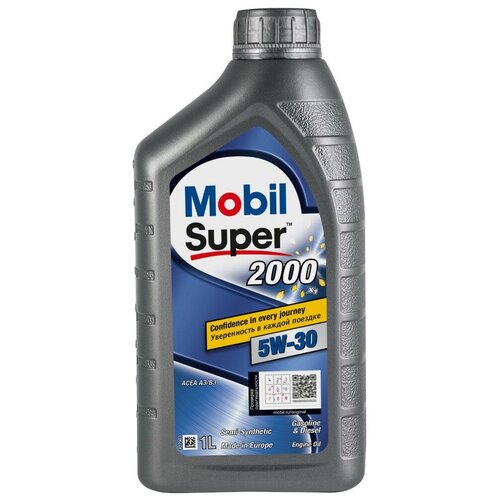 фото Полусинтетическое моторное масло mobil super 2000 x1 5w-30 1 л