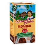 Молоко Домик в деревне топленое ультрапастеризованное 3.2% - изображение