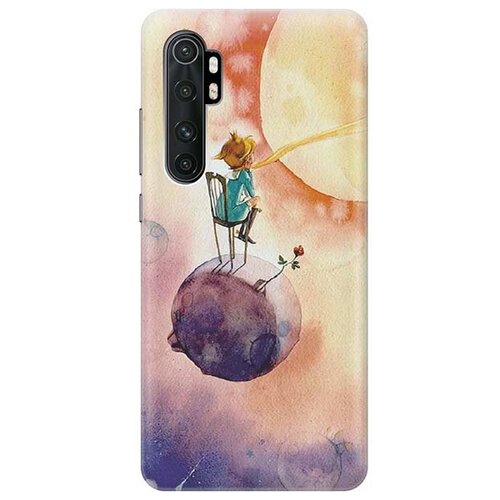 фото Чехол - накладка artcolor для xiaomi mi note 10 lite с принтом "маленький принц" re:pa