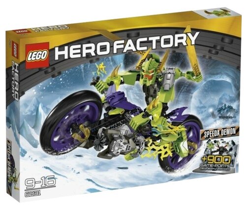 Конструктор LEGO Hero Factory 6231 Демон Байкер, 192 дет.