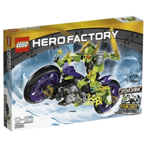 Конструктор LEGO Hero Factory 6231 Демон Байкер, 192 дет. конструктор lego hero factory 44010 стормер 69 дет