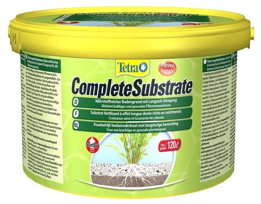 Грунт для аквариума Tetra CompleteSubstrate 5 кг (до 120 л) питательный