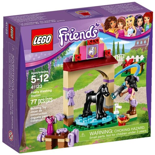 lego friends 41002 эмма – каратистка 93 дет Конструктор LEGO Friends 41123 Салон для жеребят, 77 дет.