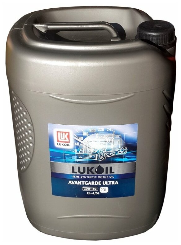 LUKOIL 3052073 Масло моторное 10W40 ЛУКОЙЛ 20л полусинтетика авангард ультра CI-4/SL дизель 1шт