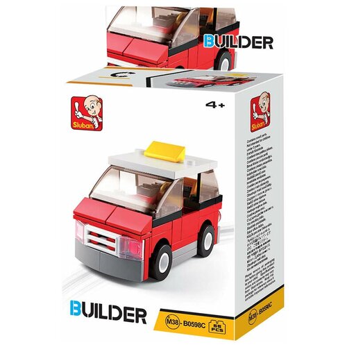 Конструктор SLUBAN Builder М38-В0598C Транспорт, 55 дет. конструктор sluban builder м38 в0598a трамвай 58 дет