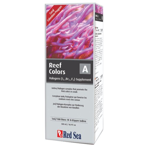 комплекс анионных микроэлементов tropic marin pro coral a elements 500 мл Red Sea Reef Colors A удобрение для растений, 500 мл