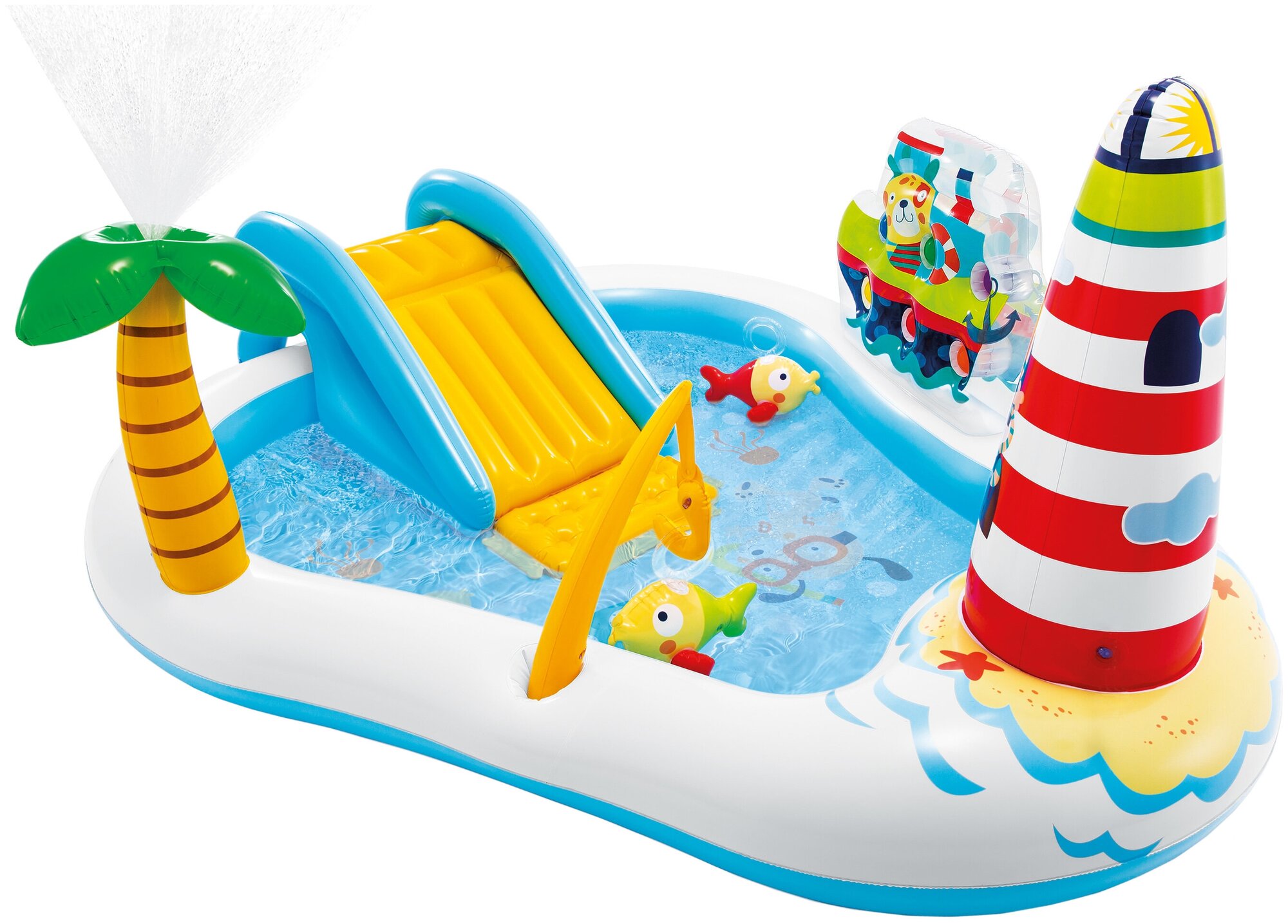 Детский надувной игровой центр Intex 57162NP "Fishing Fun Play Center" 218х188х99 см 3+