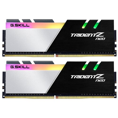 Оперативная память GSKILL Trident Z Neo 16 ГБ 8 ГБ x 2 шт DDR4 3200 МГц DIMM CL14 F4-3200C14D-16GTZN 1358400₽