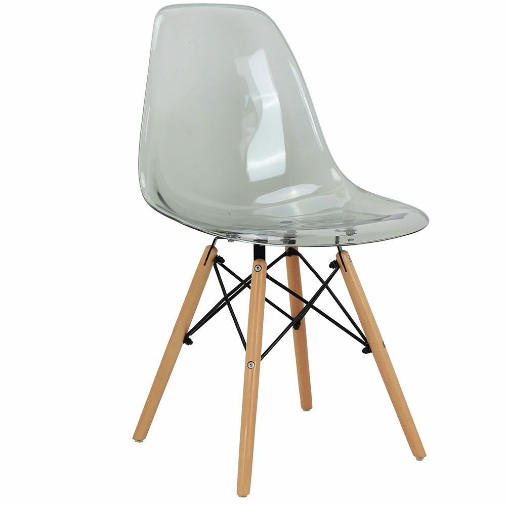 Стул Bradex Home Eames прозрачный серый