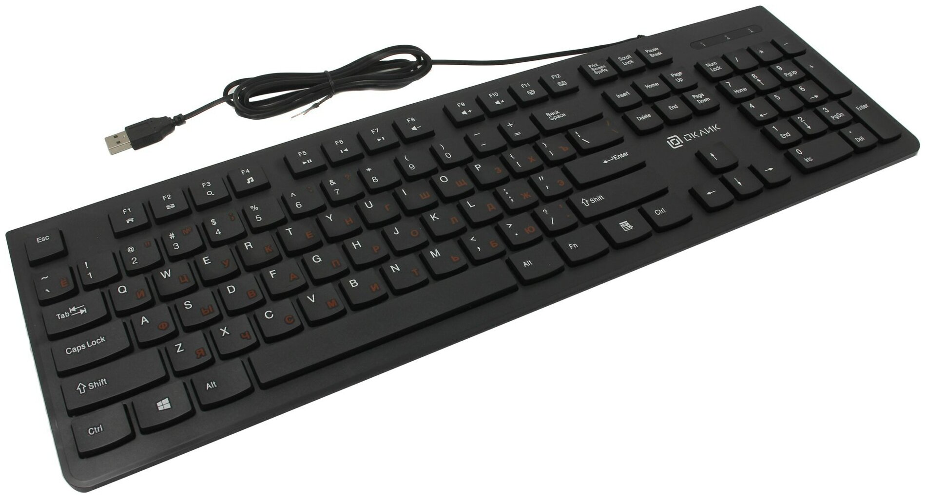 Клавиатура OKLICK 505M Black USB