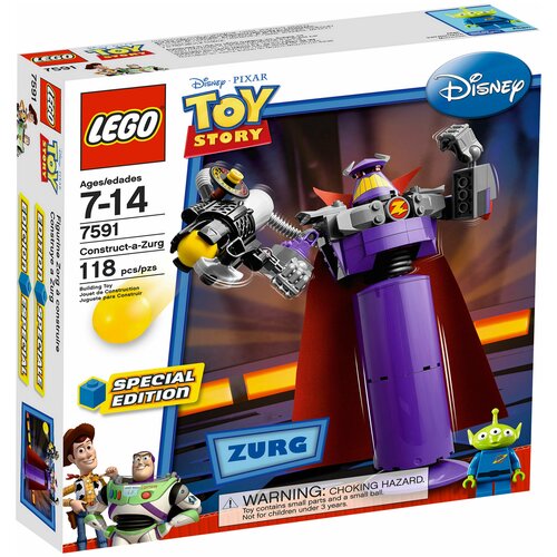 Конструктор LEGO Toy Story 7591 Собери Зурга, 118 дет. конструктор lego toy story 30072 лагерь вуди 18 дет