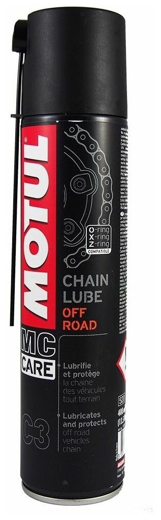 Смазка цепная MOTUL Off Road цепи 400мл внедорожники/ кроссоверы 101912/102982 аэрозоль