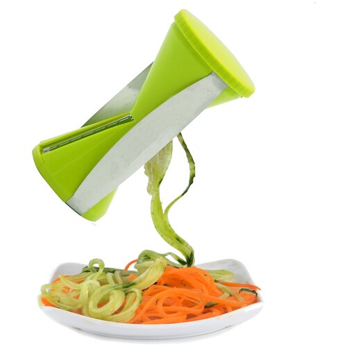 фото Спиральная шинковка-нож (терка) для нарезки овощей (для кор. моркови или др. овощей), kitchen angel cook-06