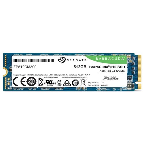 Твердотельный накопитель Seagate Barracuda 512 ГБ M2 ZP512CM30041 650000₽
