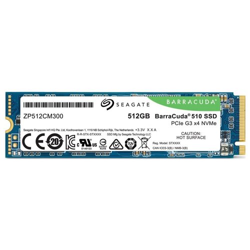 Твердотельный накопитель Seagate Barracuda 512 ГБ M.2 ZP512CM30041