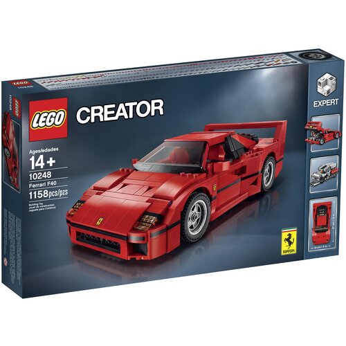 Конструктор LEGO Creator 10248 Феррари F40, 1168 дет. конструктор lego racers 30192 феррари f40 48 дет