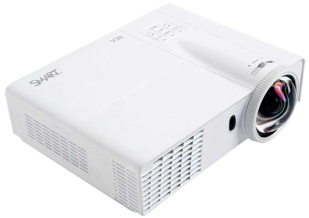 Характеристики модели Проектор SMART V30 1024x768, 3000:1, 3000 лм, DLP ...