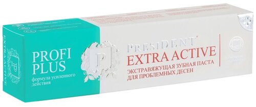 Зубная паста PresiDENT Profi Plus Extra Active, 30 мл