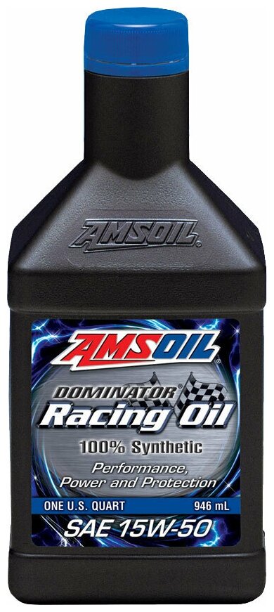 Моторное масло AMSOIL DOMINATOR® Synthetic Racing Oil SAE 15W-50 (0,946л)