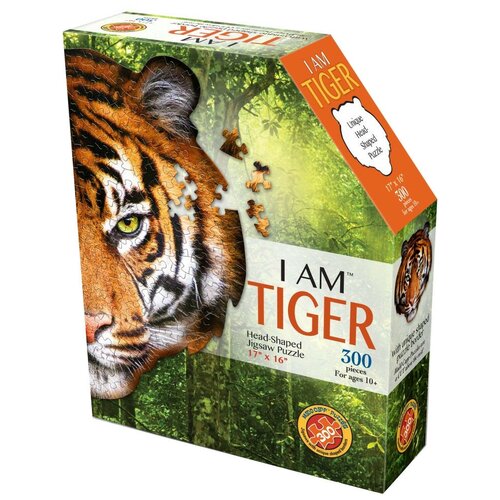 Пазл Madd Capp Тигр (6011), 300 дет., 40.6х43.2х22 см, мультиколор puzzle i am tiger тигр 300 элементов