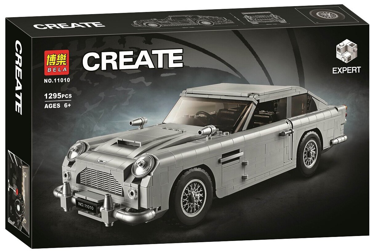 Конструктор "Create Aston Martin BD5№ 1295 деталей №11010