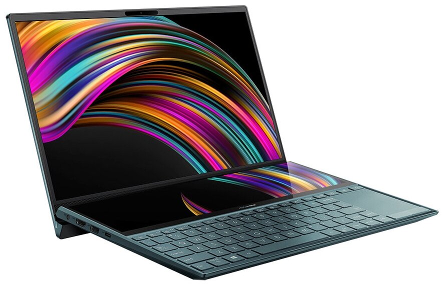 14 Ноутбук ASUS ZenBook Duo UX481FL-BM002TS 1920x1080 Intel Core i5 10210U 16 ГГц RAM 8 ГБ SSD 512 ГБ NVIDIA GeForce MX250 Windows 10 Home 90NB0P61-M01740 Celestial Blue