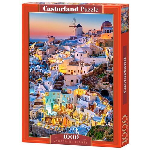 Пазл Castorland Santorini Lights (C-103522), 1000 дет. пазл castorland семья тигров у ручья c 104413 1000 дет