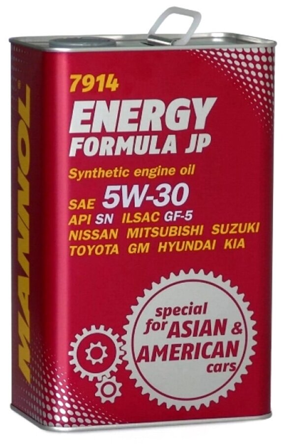 7914-1 MANNOL ENERGY FORMULA JP 5W30 1.    5W-30 API SN 1 MN7914-1