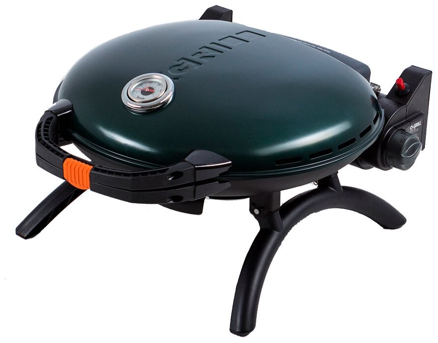 Газовый гриль O-GRILL 700T bicolor black-green + адаптер А.