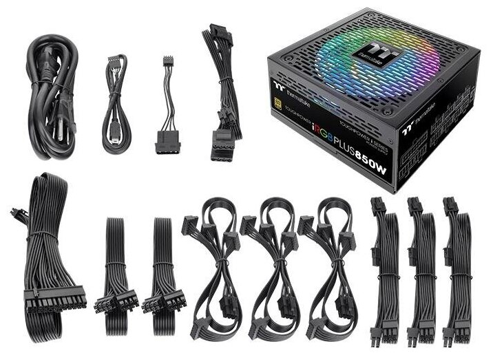 Блок питания Thermaltake 850W Thermaltake ToughPower iRGB PLUS PS-TPI-0850F3FDGE-1