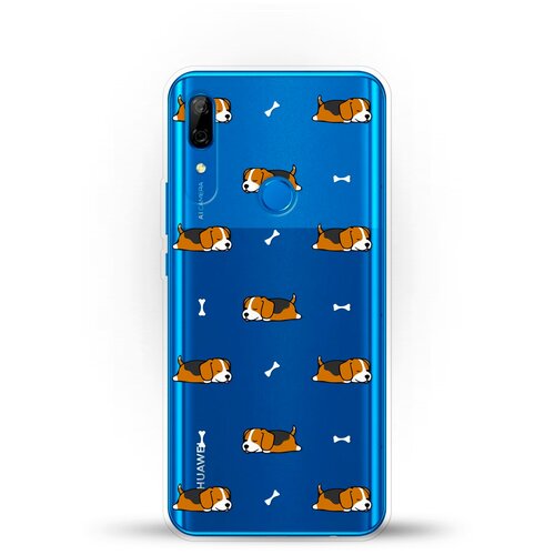 фото Силиконовый чехол бигли спят на huawei p smart z andy & paul