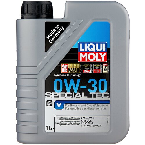 фото Моторное масло liqui moly special tec v 0w-30 1 л