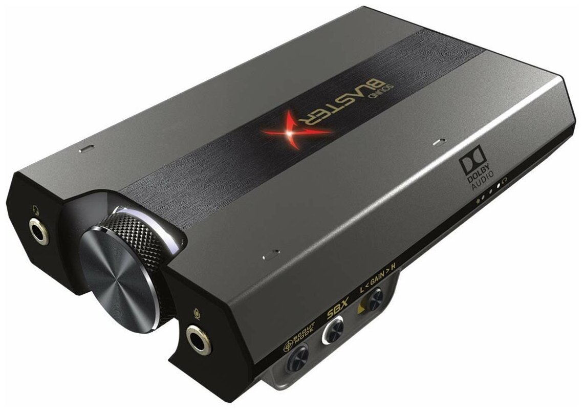 Внешняя звуковая карта Creative Sound BlasterX G6 (70sb177000000) .