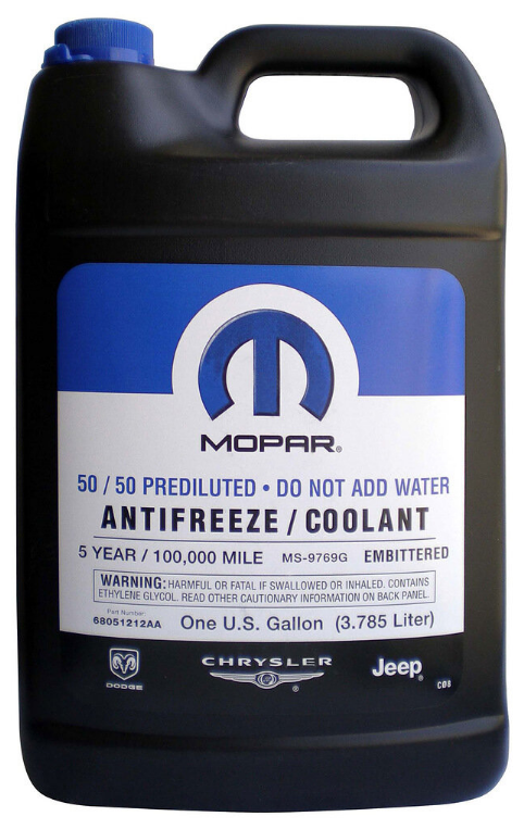 Антифриз Mopar Antifreeze/Cooolant Prediluted 5 Year