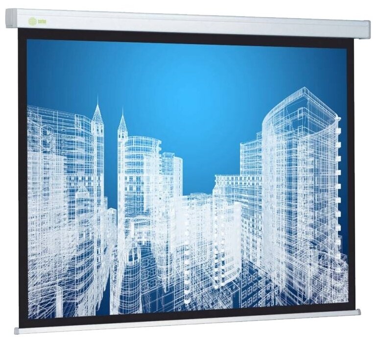 Экран Cactus 183x244см Wallscreen CS-PSW-183x244 4:3 настенно-потолочный рулонный белый