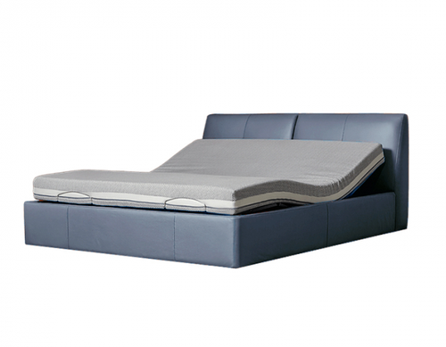 Умная двуспальная кровать Xiaomi 8H Milan Smart Electric Bed 1.8 m Grey Blue (умное основание DT1 и матрас с эффектом памяти MJ)