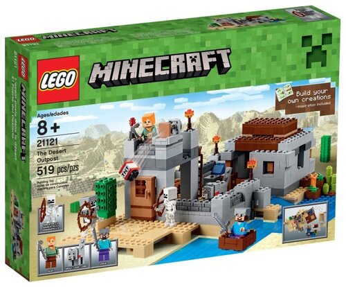 Конструктор LEGO Minecraft 21121 Застава в пустыне, 519 дет.