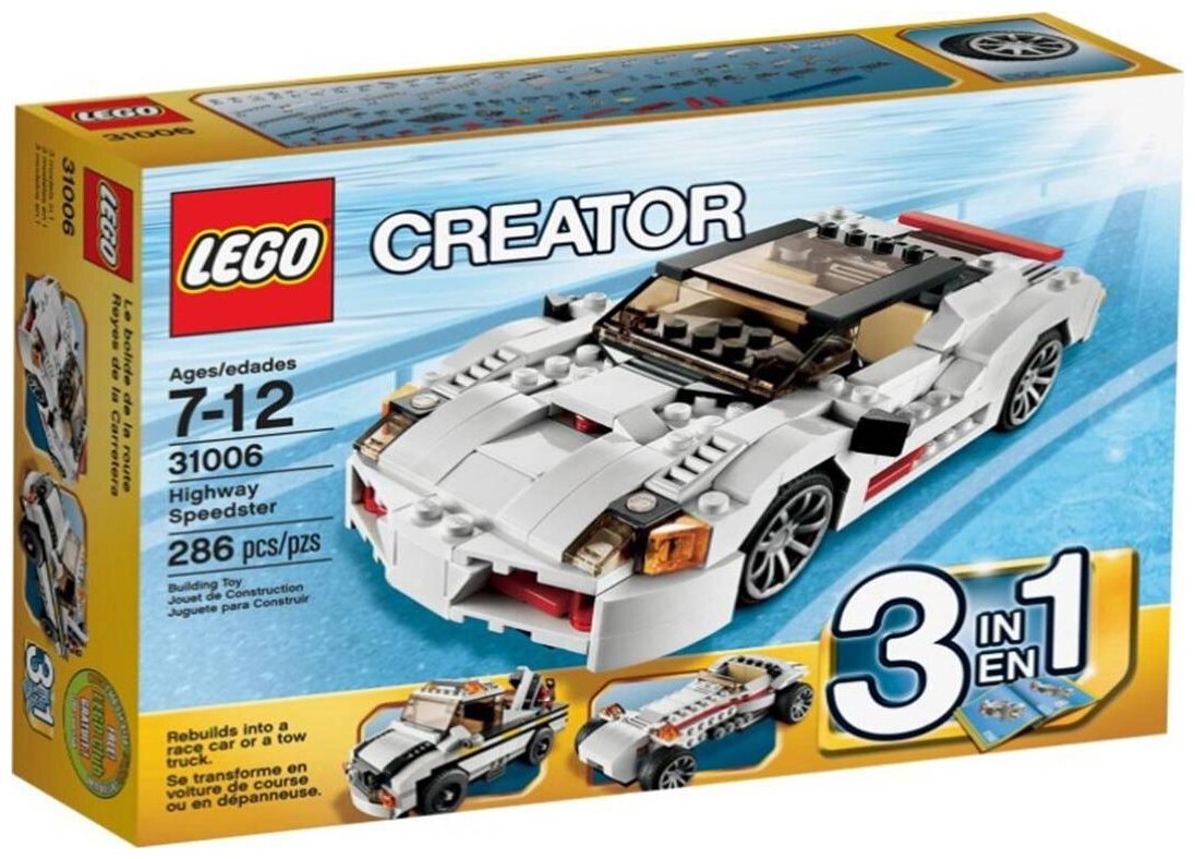 Конструктор LEGO Creator 31006 Спидстер, 286 дет.