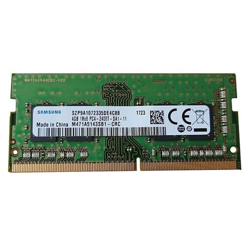 Оперативная память Samsung 4 ГБ DDR4 2400 МГц SODIMM CL17 M471A5143SB1-CRCD0