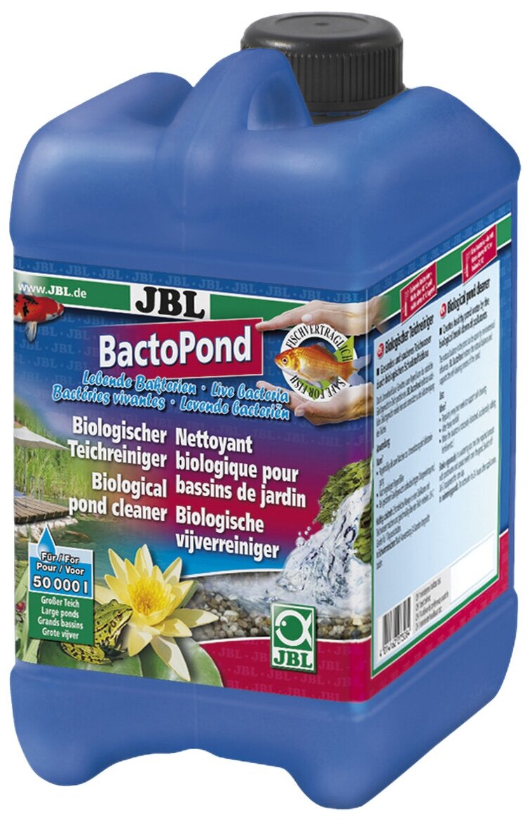 JBL BiotoPond - Кондиционер для прудовой воды подходящей для рыб 2,5 л на 50000 л