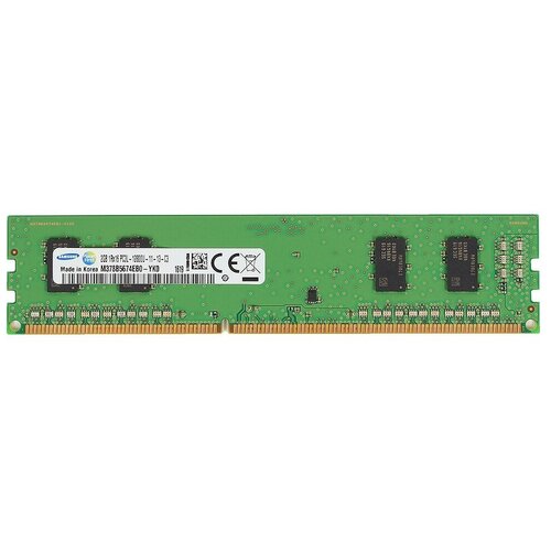 Оперативная память Samsung 2 ГБ DDR3L 1600 МГц DIMM CL11 M378B5674EB0-YK0 оперативная память micron 8 гб ddr3 1600 мгц dimm cl11