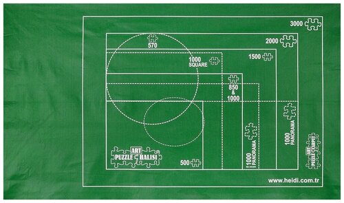 Коврик для пазлов ART PUZZLE Коврик для сборки и хранения пазлов (900), 3000 дет.