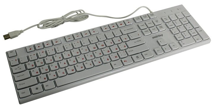 клавиатура проводная SMARBUY ONE 238 USB мультимедийная белый Smartbuy - фото №2