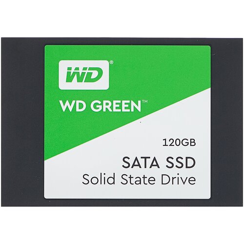 Твердотельный внутренний накопитель Western Digital 120 ГБ SSD WD Green 120 Gb SATA-III (TLC) 2.5