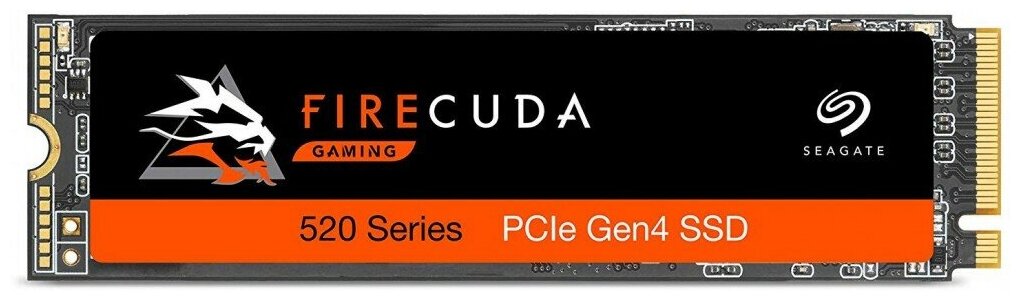 Твердотельный накопитель Seagate ZP2000GM3A002 FireCuda 520 SSD 2TB, M.2, PCIe G4x4, NVMe1.3, 3D TLC