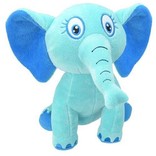Мягкая игрушка Wild Planet Слоненок Мия, 22 см, бирюзовый