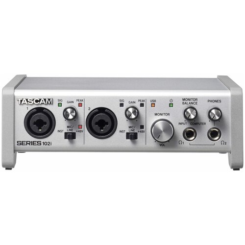 Tascam SERIES 102i USB аудио/MIDI интерфейс (10 входов, 4 выхода) Ultra-HDDA mic-preamp, с DSP и ми