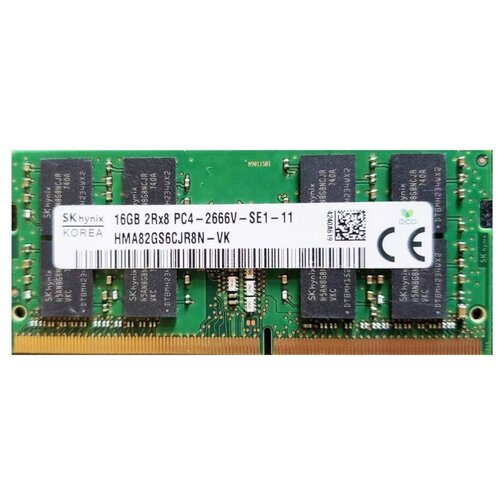 Оперативная память DDR4 16Gb 2666 Mhz SK Hynix HMA82GS6DJR8N-VK PC4-2666V So-Dimm 579900₽