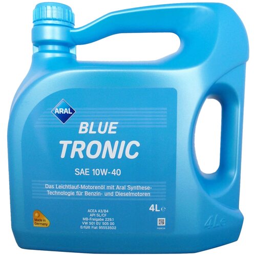 Полусинтетическое моторное масло ARAL Blue Tronic SAE 10W-40, 1 л